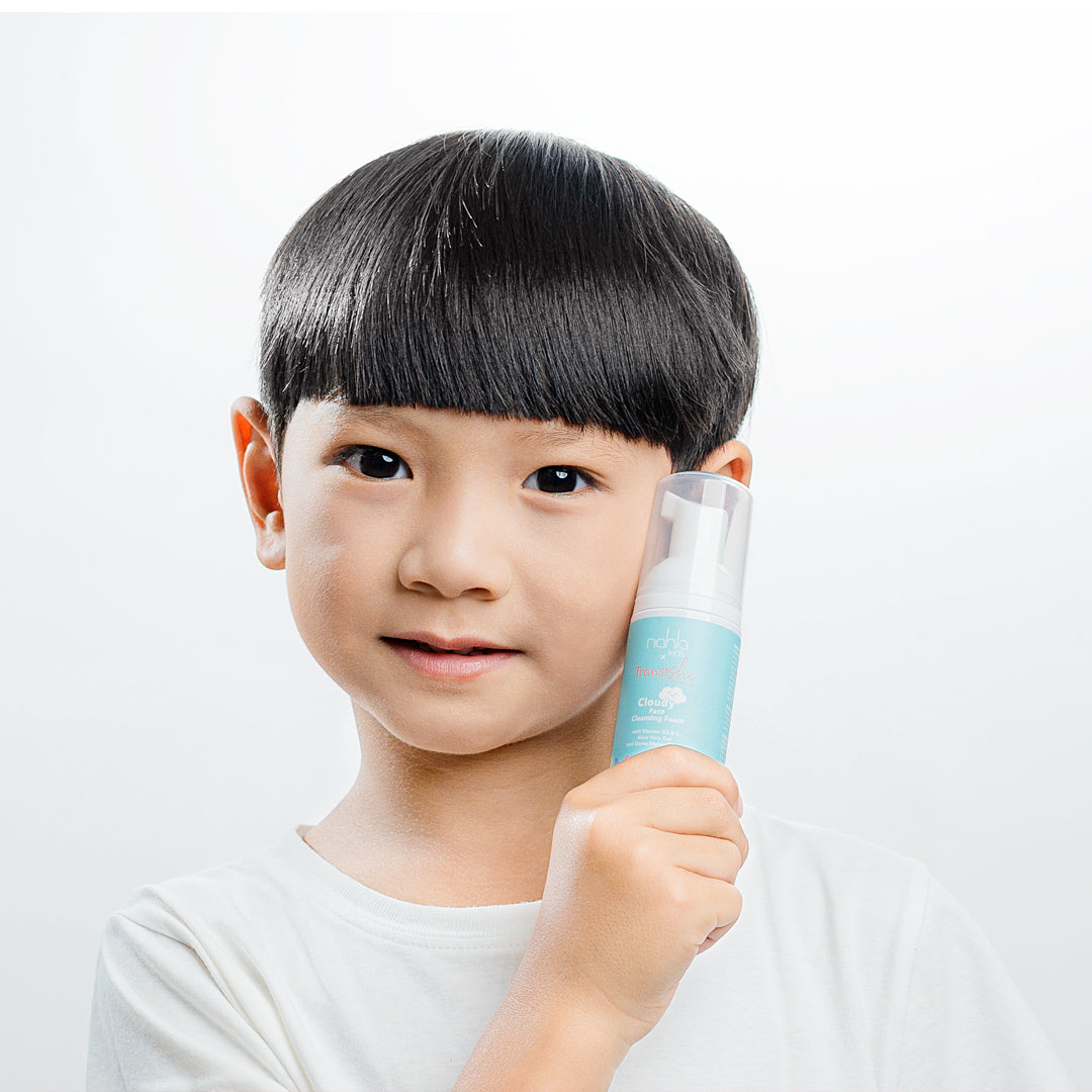 Transishe by d'odette - CLOUDY Face Cleansing Foam, 50ml | Sabun Cuci Muka Facial Wash Anak