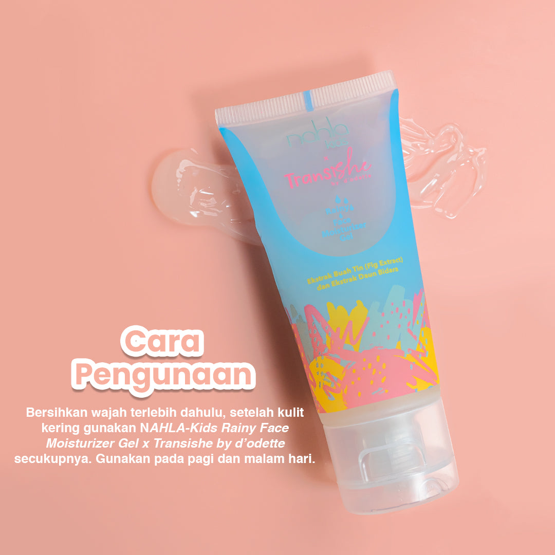 Transishe by d'odette - RAINY Face Moisturizer, 60ml | Skincare Anak Pelembab Wajah