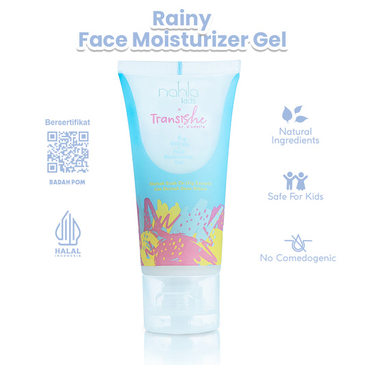 Transishe by d'odette - RAINY Face Moisturizer, 60ml | Skincare Anak Pelembab Wajah